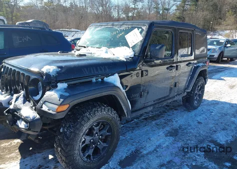 2022 Jeep Wrangler Unlimited Willys Sport 4X4 from USA, damaged, VIN 1C4HJXDN6NW278310